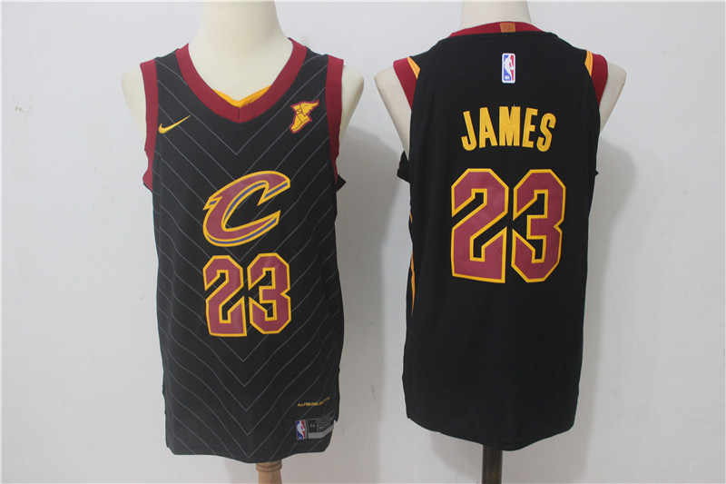 Men Cleveland Cavaliers #23 James Black New Nike Season NBA Jerseys->youth nba jersey->Youth Jersey